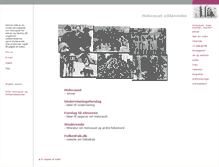 Tablet Screenshot of holocaust-uddannelse.dk